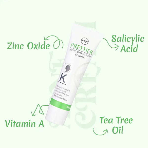 Prettier Acne Prone Skin Cream كريم بريتيير للبشرة المعرضة لحب الشباب