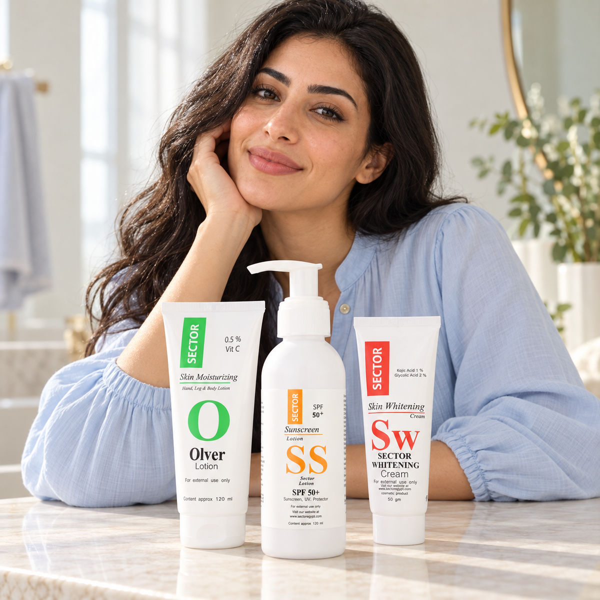 Flash Sale | Sector Sunscreen + FREE Olver Lotion & Whitening Cream — lifestyle