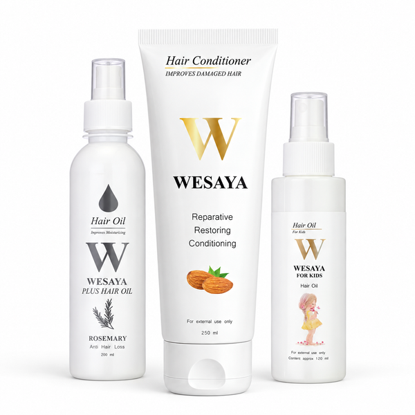 Flash Sale | Wesaya Conditioner + FREE Hair Oil & Kids Hair Oil — complete offer