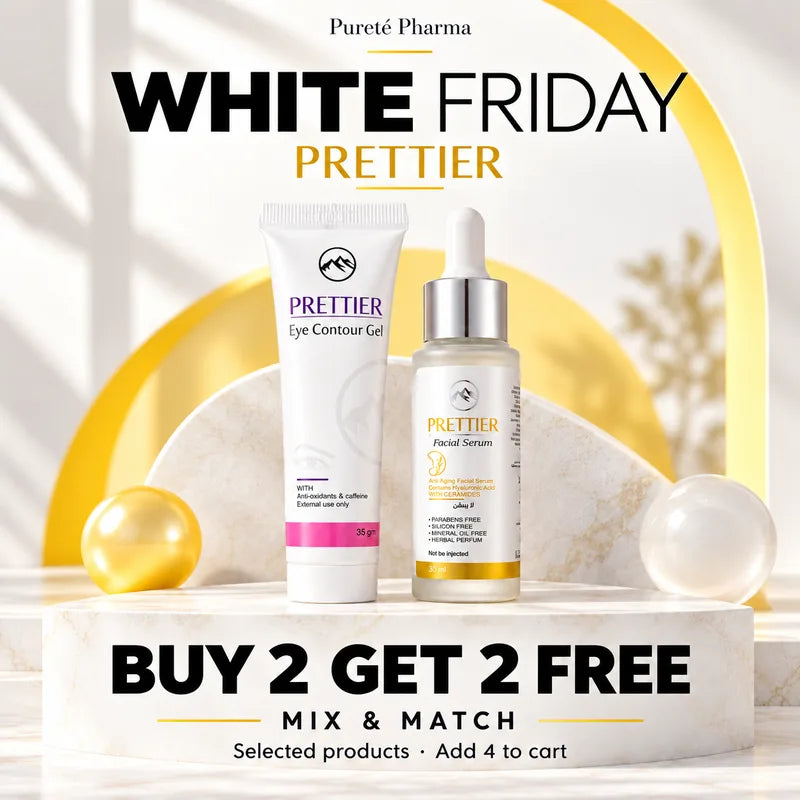 PRETTIER White Friday offer — Buy 2 Get 2 Free on selected products