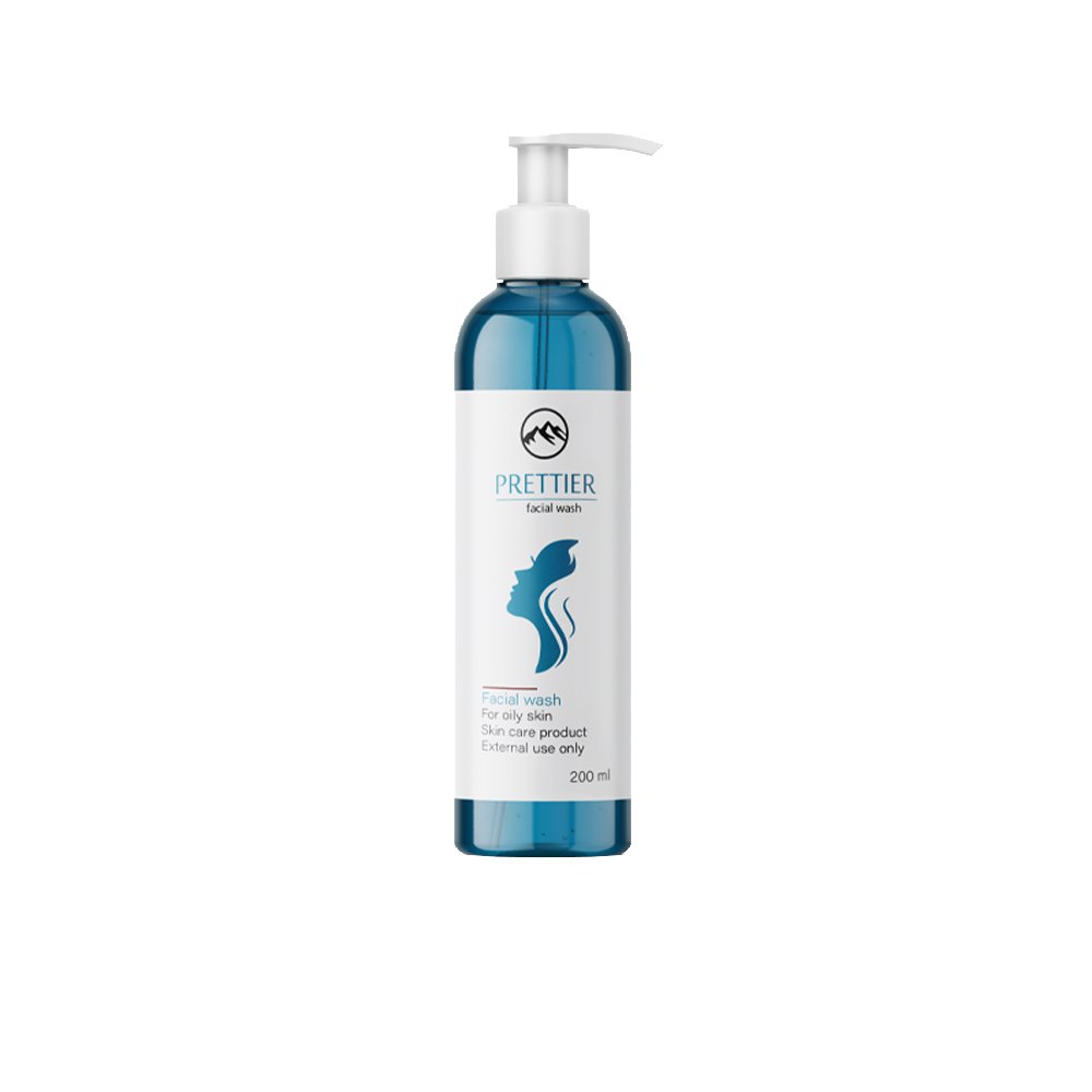 Prettier facial wash